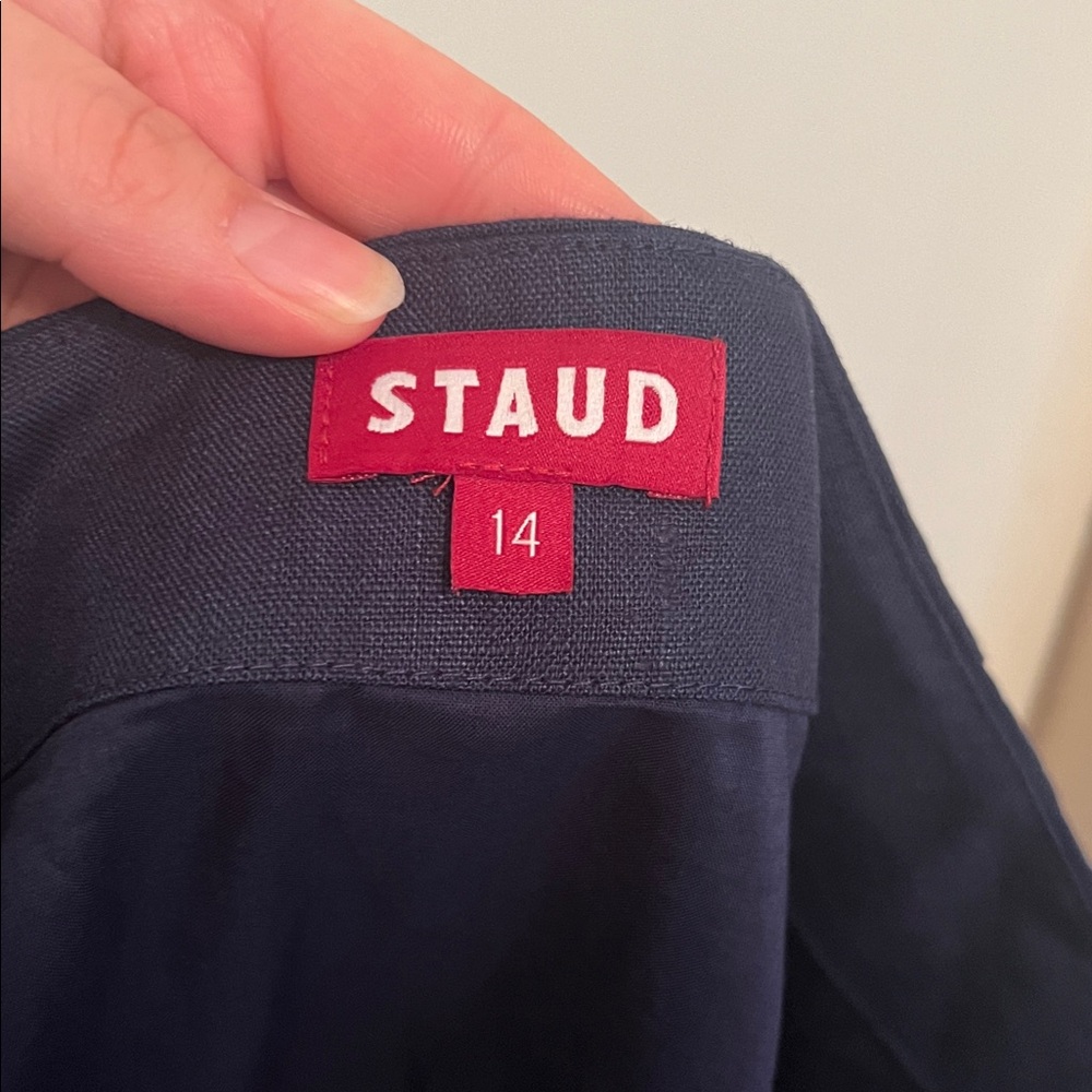 Staud Leandro mini linen skirt - Picture 3 of 5